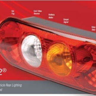 ARKA STOP LAMBASI (4 LU OVAL TIP) SAG/SOL TRANSIT V184 00>06 V347 PIKAP 06>14 DUYLU