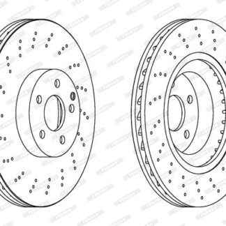 FREN DISKI ON (AMG SPOR TIP, KOD: 950/951) S-CLASS W221 06>13 C216 06>13