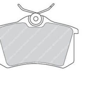 ARKA FREN BALATASI MEGANE II A3 GOLF PASSAT II,III,IV VENTO JETTA II OCTAVIA CORDOBA IBIZA TOLEDO P405 (I II) / (YUKSEKLIK: 52,9 MM, UZUNLUK: 87 MM, KALINLIK: 17 MM)