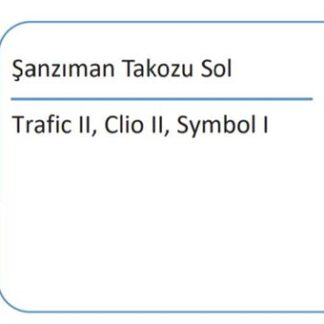 SANZIMAN TAKOZU TRAFIC II VIVARO 2,0 2,0 16VI 1,9DI 1,9DTI 2,0 ECOTEC 05>