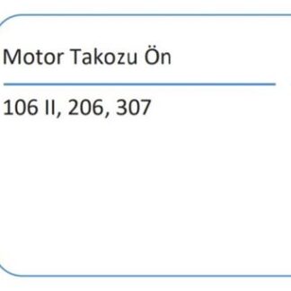 MOTOR TAKOZU MERKEZ BURCU (AKS MILININ GECTIGI) P206 P405 P205 P407 P309 PARTNER EM BERLINGO EM C15 ZX BX XSARA (DIS CAP: Ø:65)