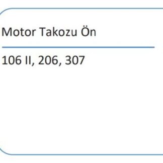 MOTOR TAKOZU MERKEZ BURCU (AKS MILININ GECTIGI) P206 P405 P205 P407 P309 PARTNER EM BERLINGO EM C15 ZX BX XSARA (DIS CAP: Ø:65)