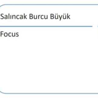 SALINCAK BURCU ARKA SOL FOCUS III 10> ON BUYUK
