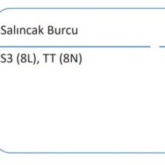 SALINCAK BURCU A3 GOLF 1,8T AUDI TT 2,0 TDI