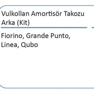 AMORTİSÖR SÜSPANSIYON TAKOZU KİT ARKA FIORINO