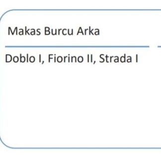 MAKAS BURCU ARKA DOBLO