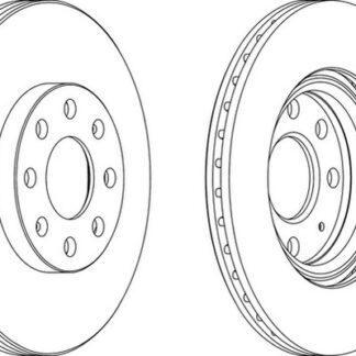 FREN DISKI ON 14INCH CORSA D-E ADAM Z12XEP B12XEL B12XER Z14XEP B14XEL Z13DTJ B13DTC B13DTE 07-