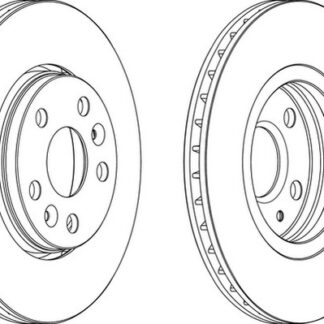 FREN DISKI ON (TK) (280MM 5 BIJON) KANGOO III CITAN 08-