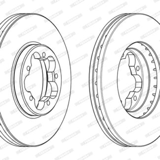 FREN DISKI ON [288 mm] ARKA TEK TEKER TRANSIT V-362 V-363 12-