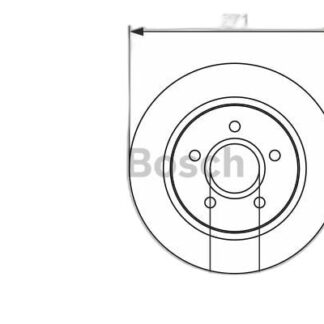 BCH 0986479763 FOCUS/C-MAX BM FREN DİSKİ ARKA [271 mm] ADET