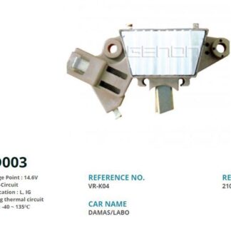 ALTERNATOR KONJEKTOR DELCO TIP 12V DAEWOO DAMAS 75 AMP YAN FIS (L, IG)