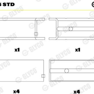 ANA YATAK ( STD ) DUCATO IVECO MASTER 2,8D -2,8 JTD-HDI 98-