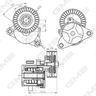 V KAYIS GERGISI KOMPLE INSIGNIA A ASTRA J ZAFİRA C CASCADA A20DT A20DTC A20DTH 09-