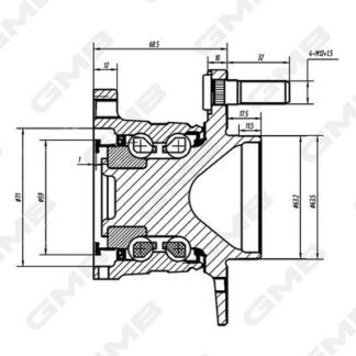 PORYA ARKA RULMANLI COURIER B-MAX 12-