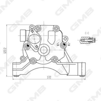 YAG POMPASI GOLF5-JETTA-PASSAT BAG-BLF-BLP 1,6 FSI 04-10