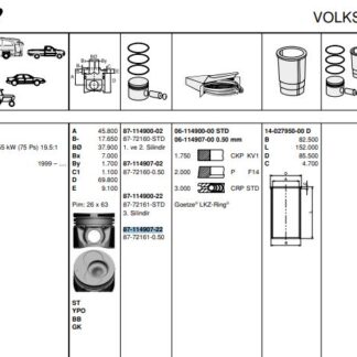 PISTON+SEGMAN (80,01mm 0,50 (3 SILINDIRLI MOTORUN 3, PISTONU) POLO AUDI A2 AROSA CORDOBA IBIZA IV / V FABIA ROOMSTER FOX LUPO 1,4TDI AMF BAY BHC BMS BNV BNM BWB 99>>