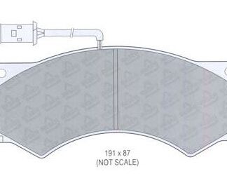 ON FREN DISK BALATA IVECO 85.12 120.14 (FISLI)