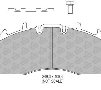 ON FREN BALATA – RENAULT PREMIUM 430 / 440 / 450 / 460 DXI 04 / FORD CARGO – 1846 AKSESUARSIZ