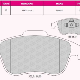 FREN BALATASIÖN CLIO IV 13> 1.6 RS MEGANE III 08> LAGUNA III 07> SCENIC III 08> LATITUDE 11>