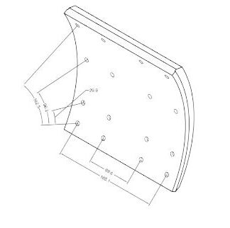 ON / ARKA / ILAVE DINGIL FREN BALATASI PABUC CARGO INTERCOOLER 20cm en