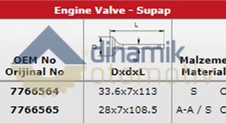 SUBAP TAKIMI BRAVA 1,8 16V (IN 8 / EX 8)