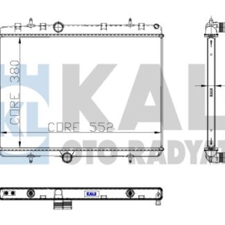 SU RADYATORU (KLIMALI) 207/307/308/PARTNER TEPEE/C4 B.M 02-