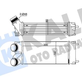 TURBO RADYATORU 1.6 HDI 308/3008/5008/PARTNER 07-