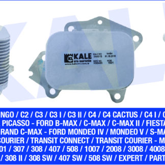 YAG SOGUTUCUSU RADYATORU FOCUS COURIER FIESTA 206 208 301 308 307 2008 3008 PARTNER C3 C4 BERLINGO MINI R55 R56 R57 1.4 1.5 1.6 TDCI HDI 00-