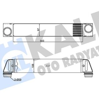 TURBO RADYATORU M47N2-N47-M5N2 E60-61 03-10