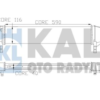 TURBO RADYATÖRÜ INTERCOOLER 590×112 X 40 1.5 dCi DUSTER 10-
