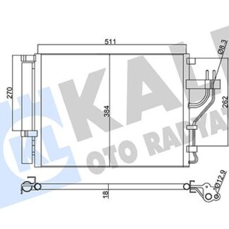 KLIMA RADYATORU IX35 DZL 09-15 SPORTAGE DZL 10-15