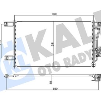 KLİMA RADYATÖRÜ DIZEL L200 99-05