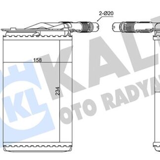 KALORİFER RADYATÖRÜ AL/MKNK KANGO 98-09