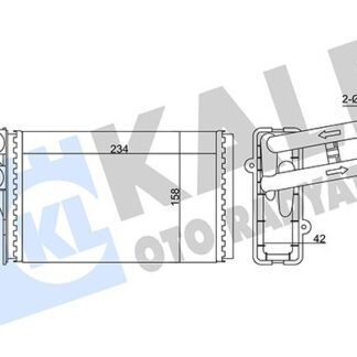 KALORIFER RADYATORU PASSAT-A4-A80 92-04