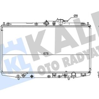 SU RADYATÖRÜ 678×350X16 1.8 ACCORD (CG) EURO 99-02