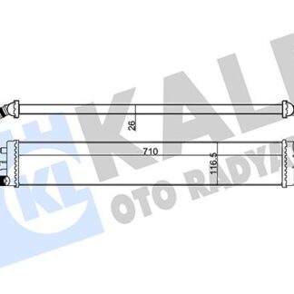 TURBO RADYATÖRÜ INTERCOOLER 2.3 CDTI MASTER III/MOVANO B/NV400 09-