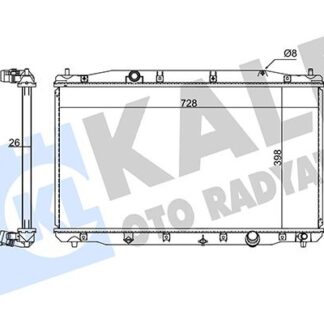 SU RADYATÖRÜ 398×728X26 2.2 i-CTDI CRV (RE) 07-09