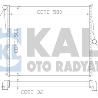 SU RADYATORU X3 E83 M57N-N47 05-
