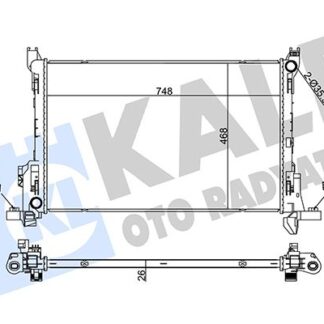 SU RADYATÖRÜ 1,6 TRAFIC III /VIVARO/FIAT TALENTO / NISSAN NV300 14-