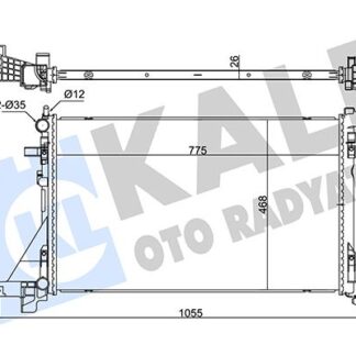 SU RADYATÖRÜ DİZEL (AT/MT) (NAC) [BRAZING] [775X470X26] 2.3DCI MASTER III MOVANO B 10-