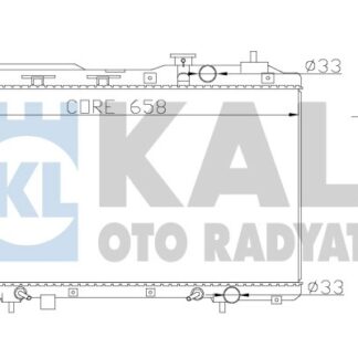 SU RADYATORU CRV 97-01 A-T 350×668×16