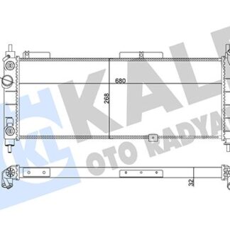 SU RADYATORU AL/MKNK 680×268X32 AT KLIMALI CORSA B 1.2-1.4-1.6 93-02