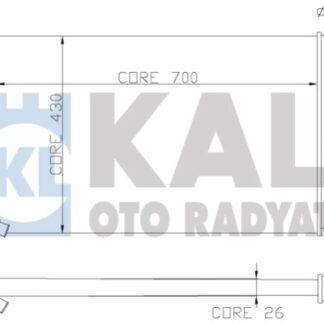 SU RADYATÖRÜ 698×408X26 1.8 DI-D ASX (GA) 10-13