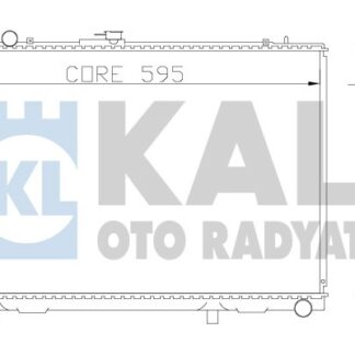 SU RADYATORU L200 2.5 D-2.5 TD 99-05 M-T 375×598×26