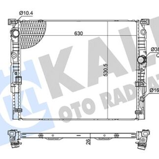 SU RADYATORU G30-G31-G38-7G11-G12 B46-B48-B58 17-