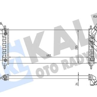 SU RADYATORU X12XE CORSA B 93-02