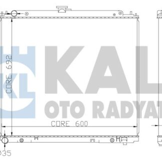 SU RADYATORU PICKUP 06- / NAVARA 05-15 A-T 600×688X32