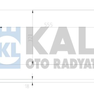 KLIMA RADYATORU 2.0 CRV 97-01 / INTEGRA 97-00 16mm