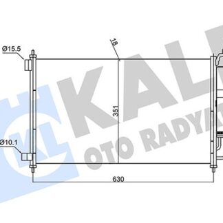 KLIMA RADYATORU MICRA 03-10 / NOTE 08-13 / JUKE 10-19 630×351X18
