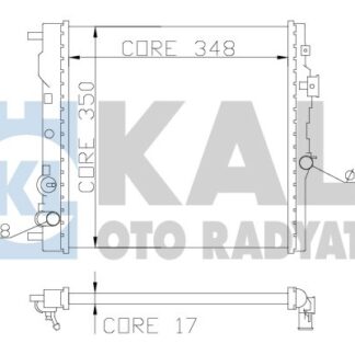 SU RADYATORU CIVIC 92-02 / HRV 99-05 A-T 350×349×16
